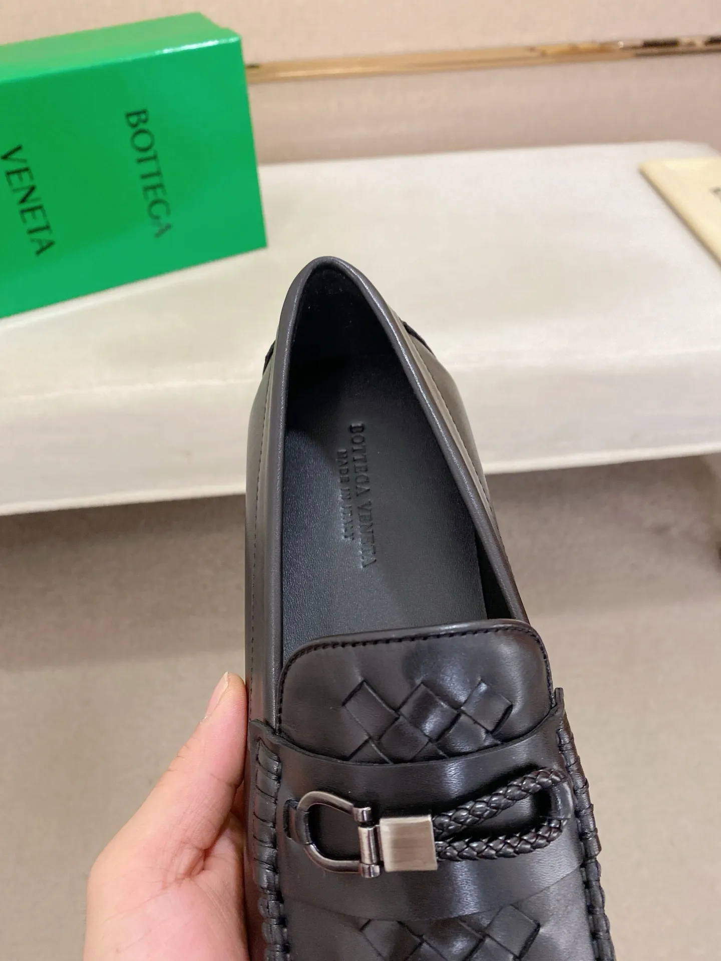 Men's shoes 💰 400💰 (Niu Li + Niu Pad) [BV] latest hot style‼ ️Casual men's shoes, uppers imported first-layer cowhide ➕Full imported cowhide lining✔️Exquisite workmanship, excellent foot feel, special rubber soles✔️, cool and fashionable, the latest fashion, fashionable outsole, hurry up. Code number: 38-44 (can be customized to 37.45, non-refundable)